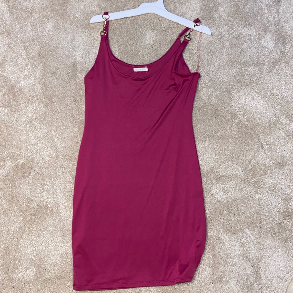 Pink Fitted Dress